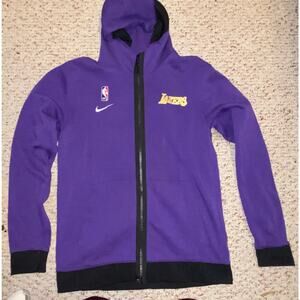 Nike Los Angeles Lakers Authentic Showtime Therma Flex Full-Zip Hoodie Youth XL